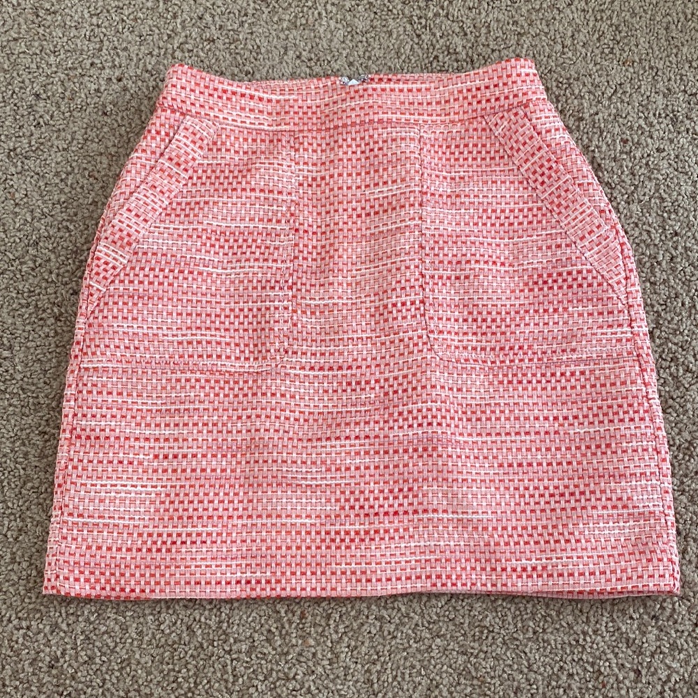 Preppy pink mini skirt